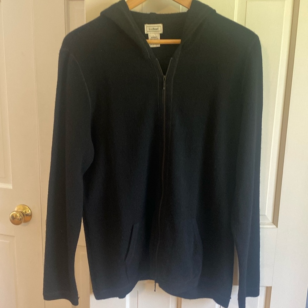 L. L. Bean women’s cashmere zipper sweater